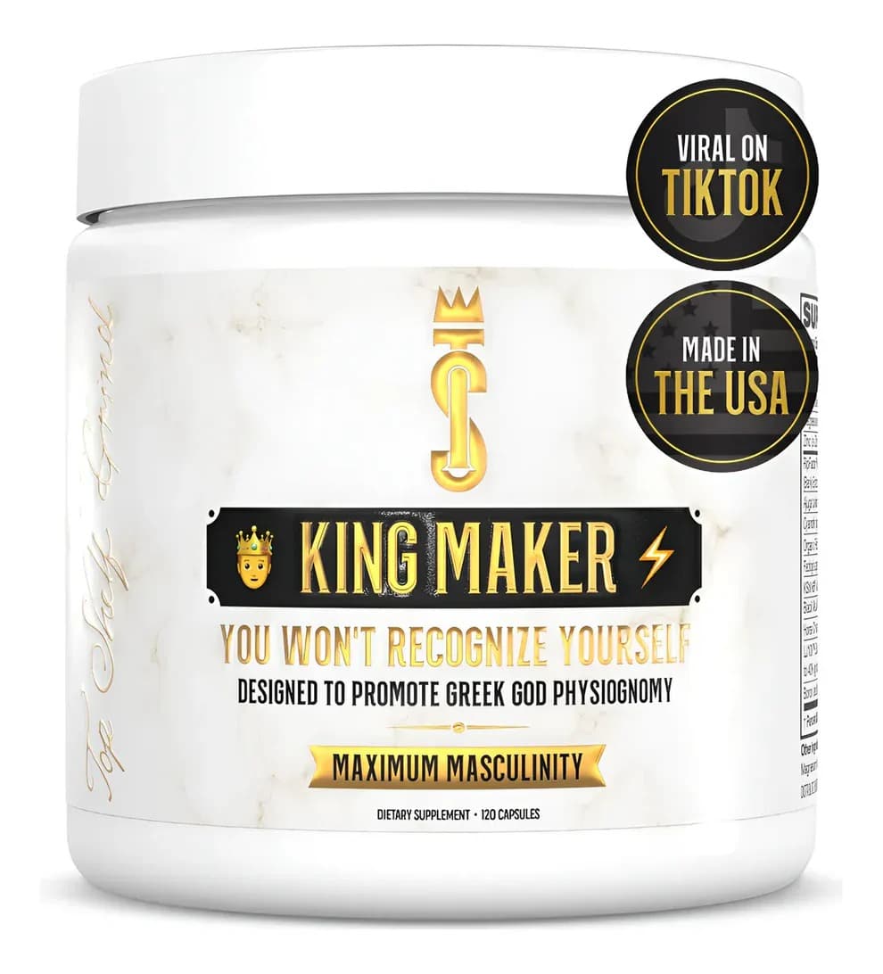 King Maker - Suplemento con Tongkat Ali, Turkesterona, Ecdisterona, Fadogia Agrestis, betarraga roja, maca negra y zinc (13 en 1)