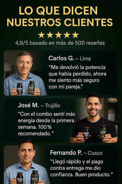 Transforma tu Salud Masculina con el Combo Alphaman & Bio Prost 🔥