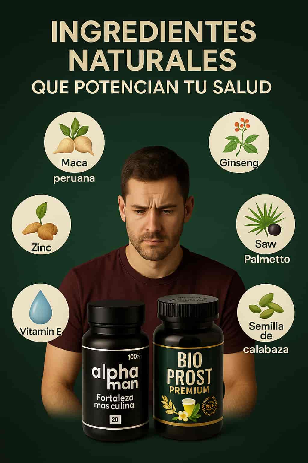 Transforma tu Salud Masculina con el Combo Alphaman & Bio Prost 🔥